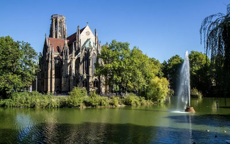 St. John's Church on the Feuersee in Stuttgart-West