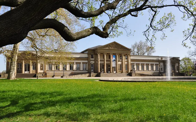 Rosenstein Palace in Stuttgart-Bad Cannstatt - a Neoclassical building, today the natural history museum
